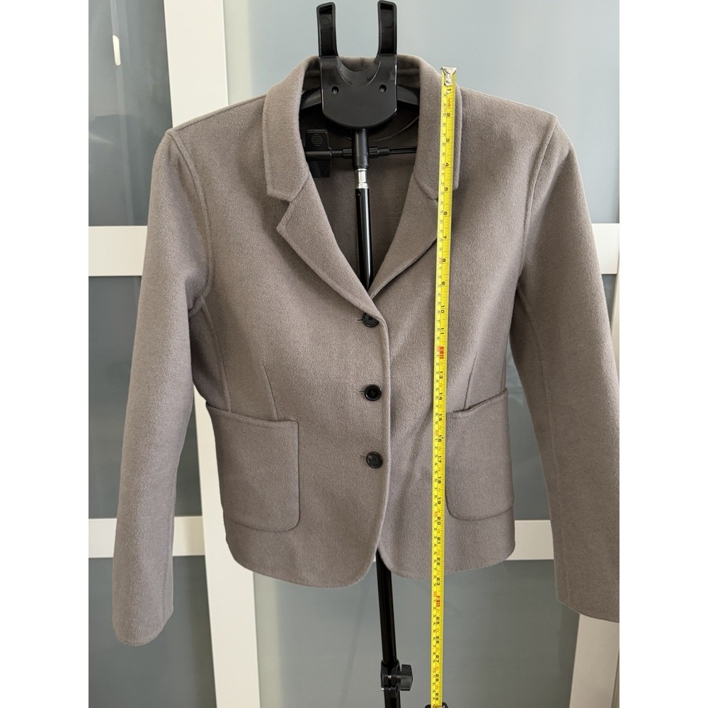 ZARA ZW Collection Grey Wool Blend Jacket Blazer Size XL
